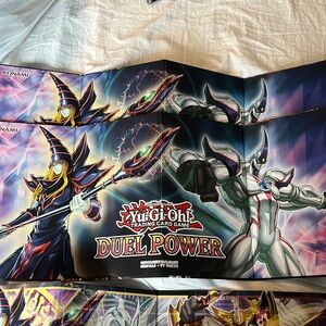 4 unused double sided Yu-Gi-Oh Duel Power game boards (cards not included)